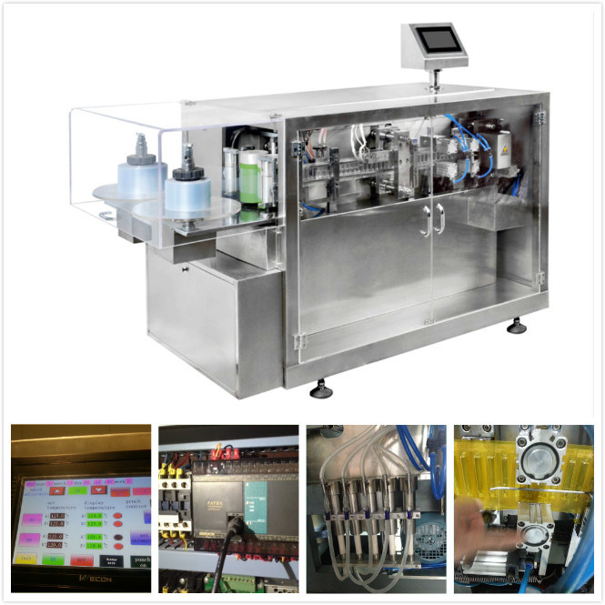 M&aacute;quina empacadora de sellado de llenado de l&iacute;quido de ampollas de probi&oacute;ticos bebibles de pl&aacute;stico (DSM de menor velocidad)