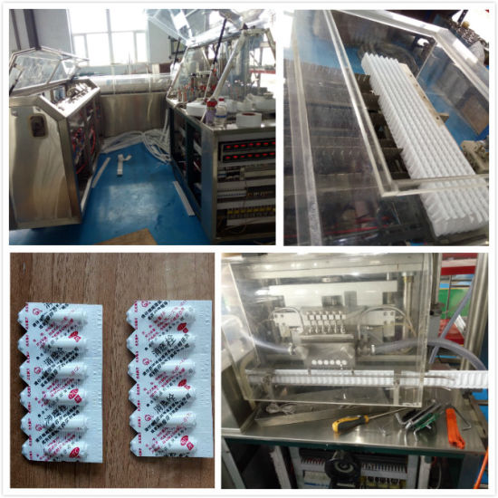 Automatic Middle Speed PLC Control Suppository Forming Filling Sealing Machine (ZS-I)