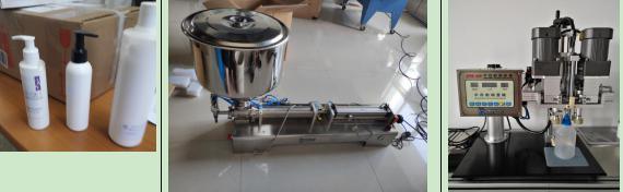 Полуавтоматический зажим для бутылок с кремом Роторная укупорочная машина 