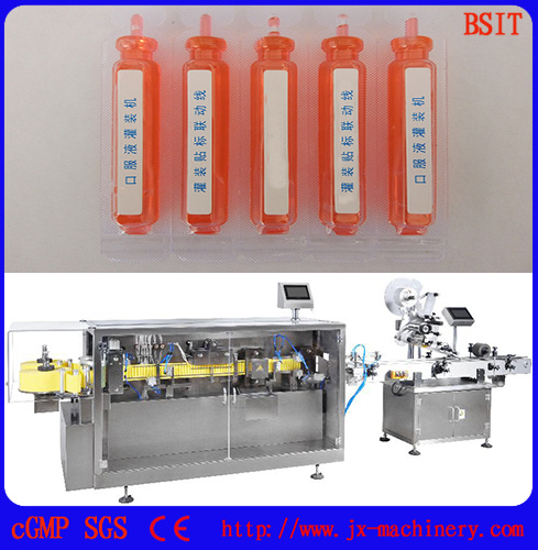 High Speed Labeling Machine for Plastic Ampoule 100-200PCS/M